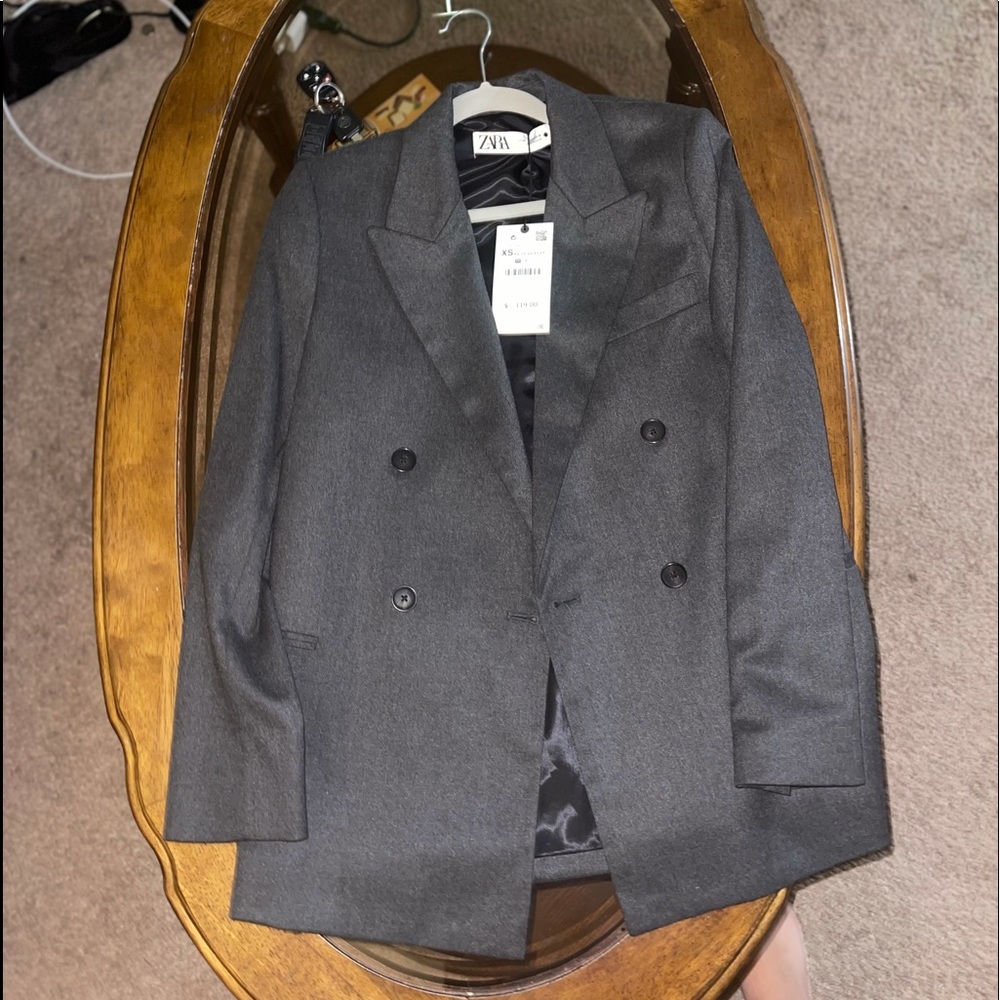 Double breasted jacket Zara